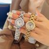 Diamond-Set Fashion Temperament Personalized Quartz Watch Steel Belt Simple Women'S Watch Trend Casual Women'S Watch