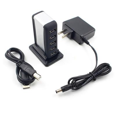 Hub USB Haute Vitesse Protection Surtension Haute Lecture Plug 7 Ports Hub Haute Vitesse