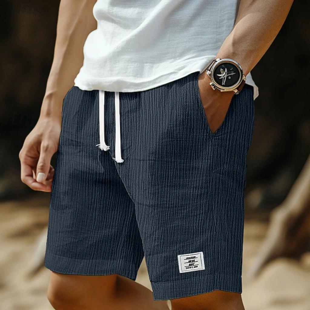 Men's Skin,friendly Breathable Drawstring Loose Jogging Casual Five Minute Shorts