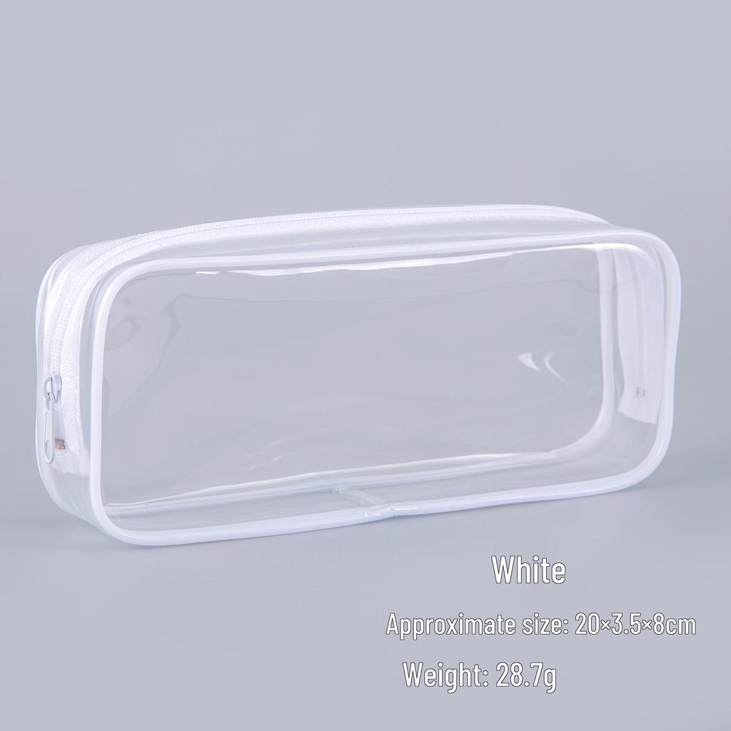 Large Capacity Transparent PVC Pencil & Makeup Case