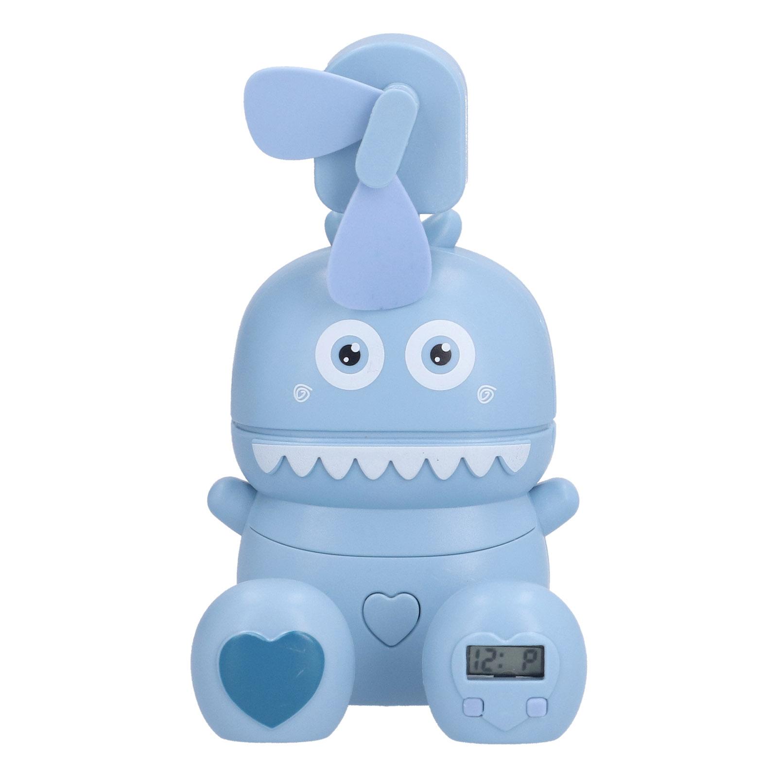 Electric Watch Fan Collapsible Cartoon Shaped Phone Holder Desktop Fan .7V