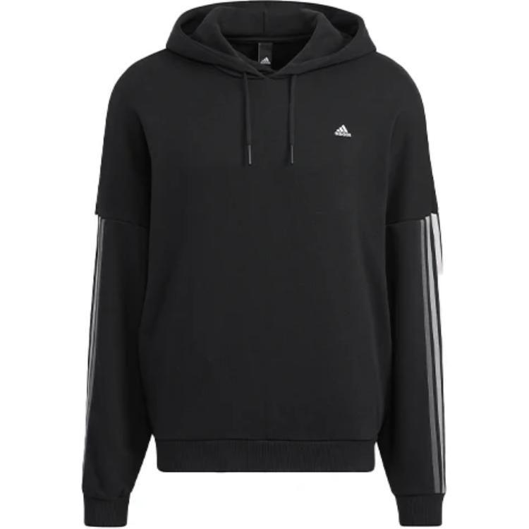 adidas Essential Sweatshirts Men's Black Hooded Moderate HC9964