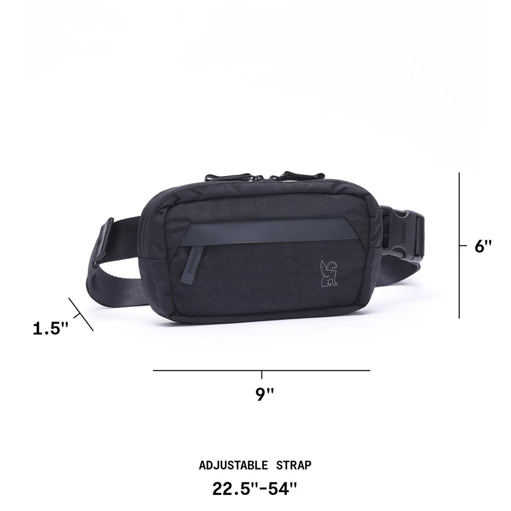 Chrome Sabin Sling District Collection Waist Black 1.5L (current Model) Water-Repellent 2-Way Pouch,