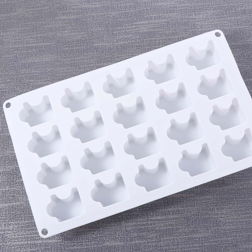 3D Baking Mould 20 Holes Cake Mold Ice Cream Puzzle Mousse Mold  Baking