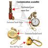 Brass Antique 6.5" Brass Telescope, | 2'' Brass Pocket Watch, | Brass Bell Key Chain