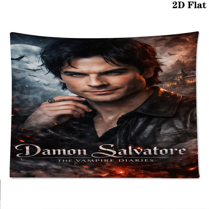The Vampire Wall Tapestry Aesthetic Wall Hanging Printed Fabric Blanket Decorative Tapestries for Bedroom Living Room Home Decor