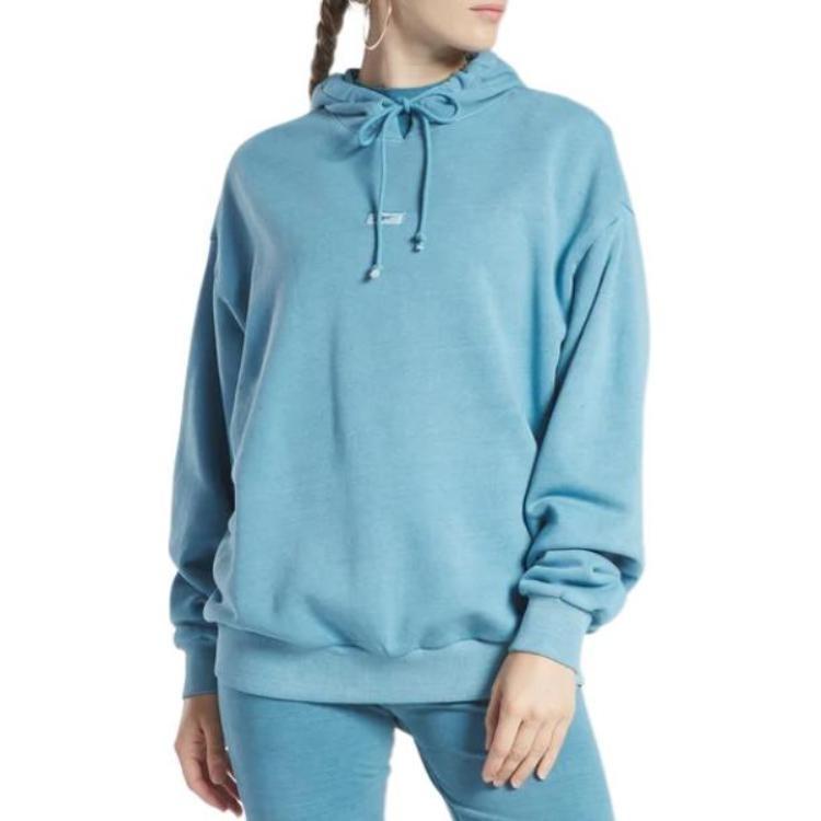 (WMNS) Reebok Classics Natural Dye Oversized Long Hoodie 'Blue' Women's HS4747