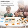 Wooden Tic-Tac-Toe Board Game: Educational Toy for Kids' Logical Thinking