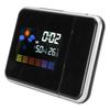 Indoor Projection LED Clock Thermometer Hygrometer Wther Forecast Snooze Perpetual Calendar