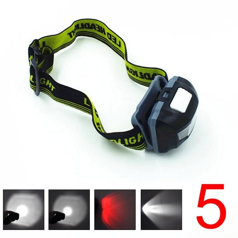 Mini Headlight Headlamp Headlight Ultra Bright 3W COB LED Fish