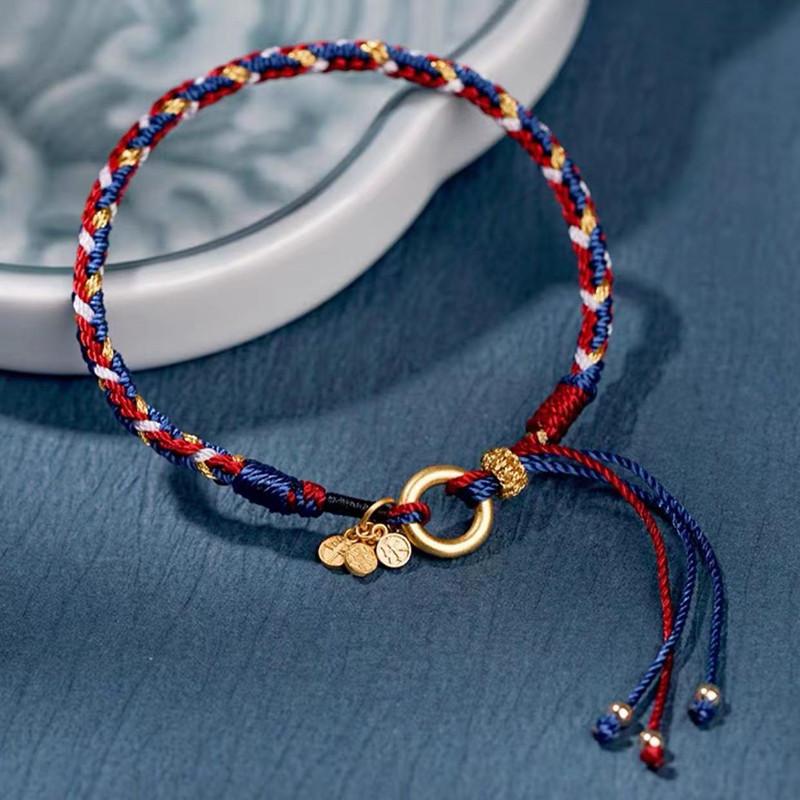 Hand Woven Colorful Rope Leaf Gourd Hand Rope Women s Friends Bracelet Gift Ethnic Jewelry Lucky Decoration Dropship