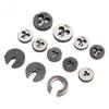 31Pcs M1-M2.5 HSS Metric Tap and Die Set Screw Thread Plugs Taps Tapping Tools
