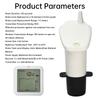Wireless Liquid Level Sensor High-Precision Ultrasonic Water Level Sensor Liquid Level Monitoring High/Low Liquid Level Alarm