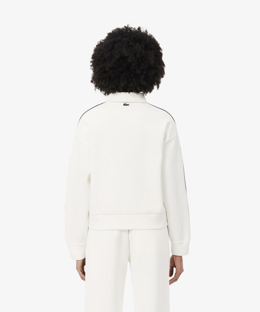 LACOSTE Women'S Tennis Heritage Zip-Up Sweatshirt Sf6822-56N Ev0
