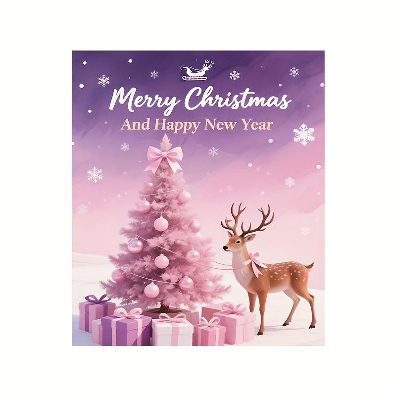 2026 Christmas Countdown Calendar Gift Box 24-Day Surprise Sparkling Kids Bracelet Jewelry DIY Set Christmas Gifts for Girls