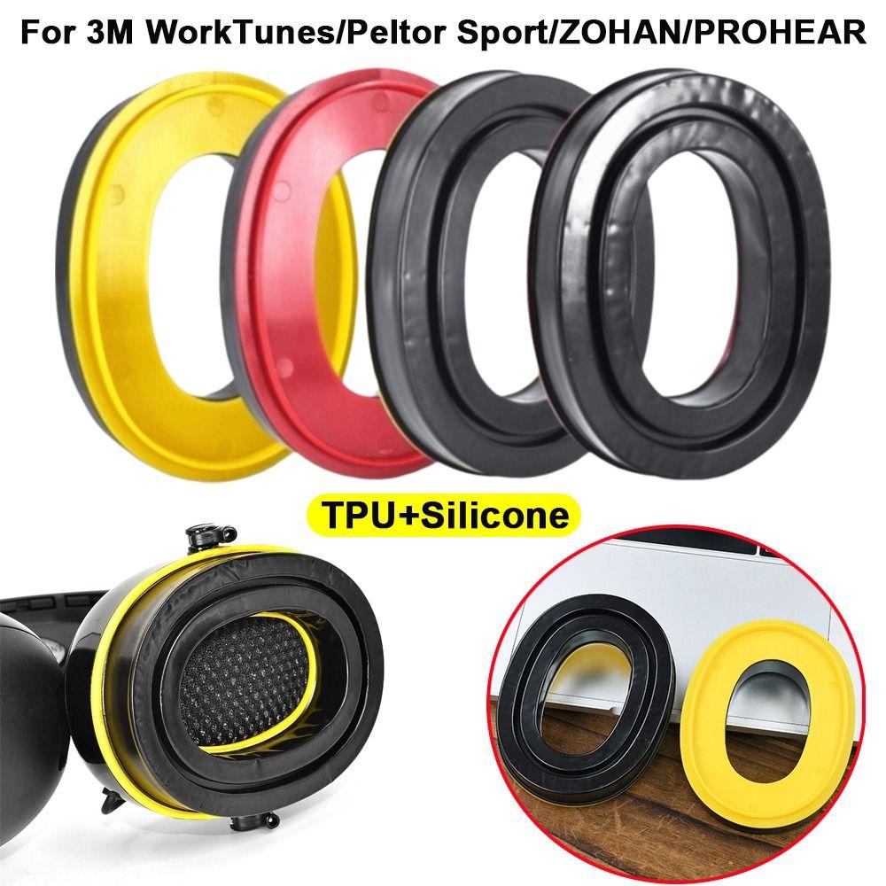 1 pair Sponge Foam Silicone Earphone Cushions for 3M WorkTunes/Peltor Sport/ZOHAN/PROHEAR