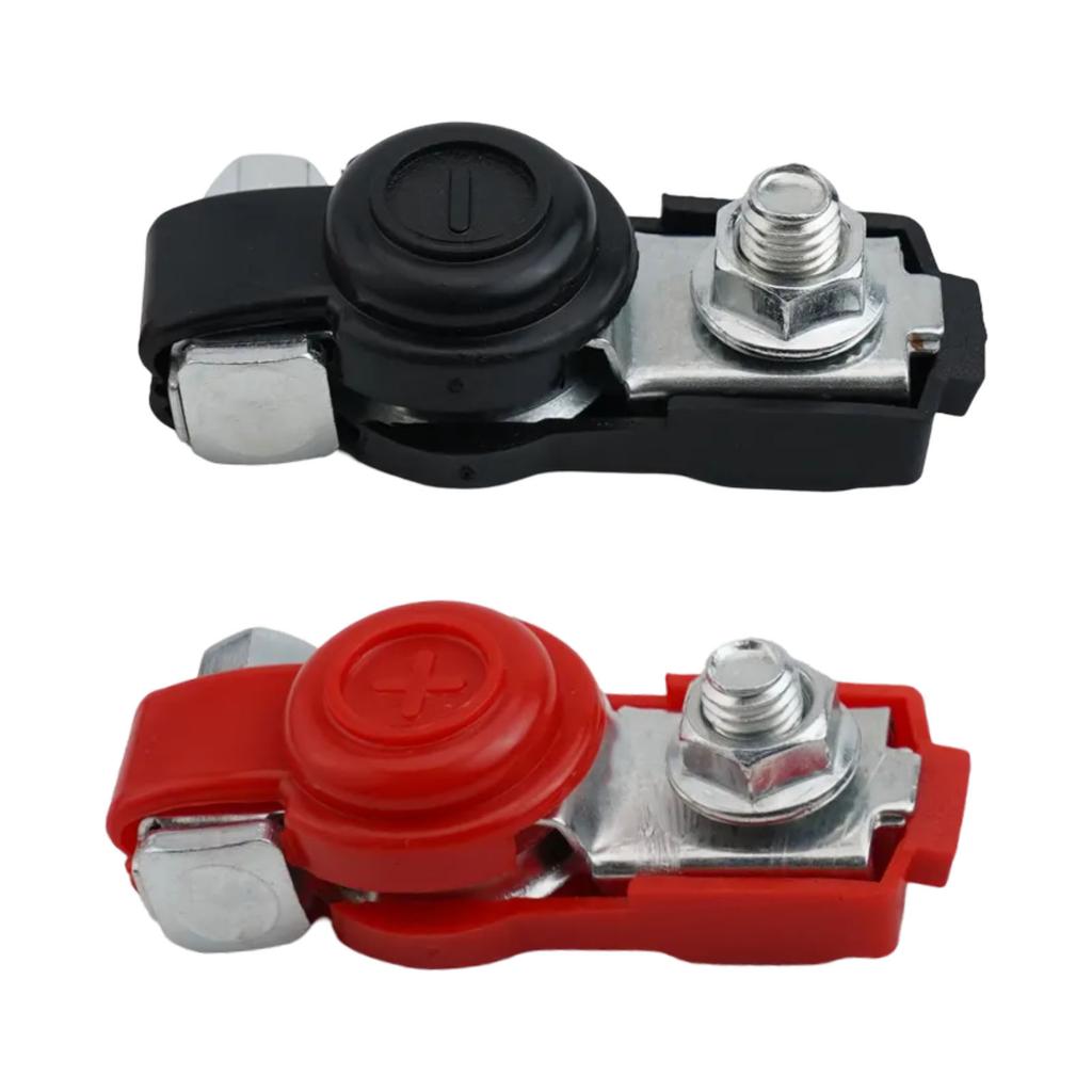 Good Effect Car Battery Terminal Auto Parts Iron Copper Plating About 60 Mm Black+Red+Gold Styles Package Content