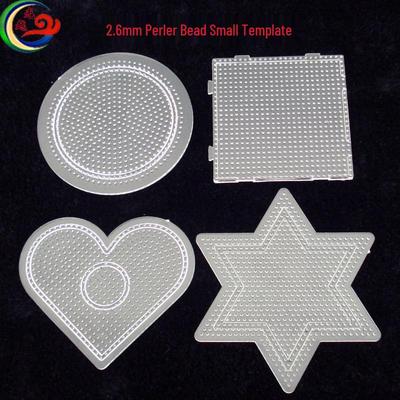 2,6 mm Perler Beads Transparentes Steckbrett - DIY Pädagogische Puzzle Vorlage