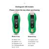Car Remote Key Fob Shell Cover Python Green For Porsche Porsche Panamera Cayenne Taycan 711 918 Macan Boxster Cayman Key Case