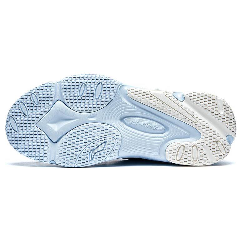 New LiNing Nebula 2K Anti Slip Wear Resistant Low Top Sports Casual Shoes Women's Clear Sky Blue AGCT078-2