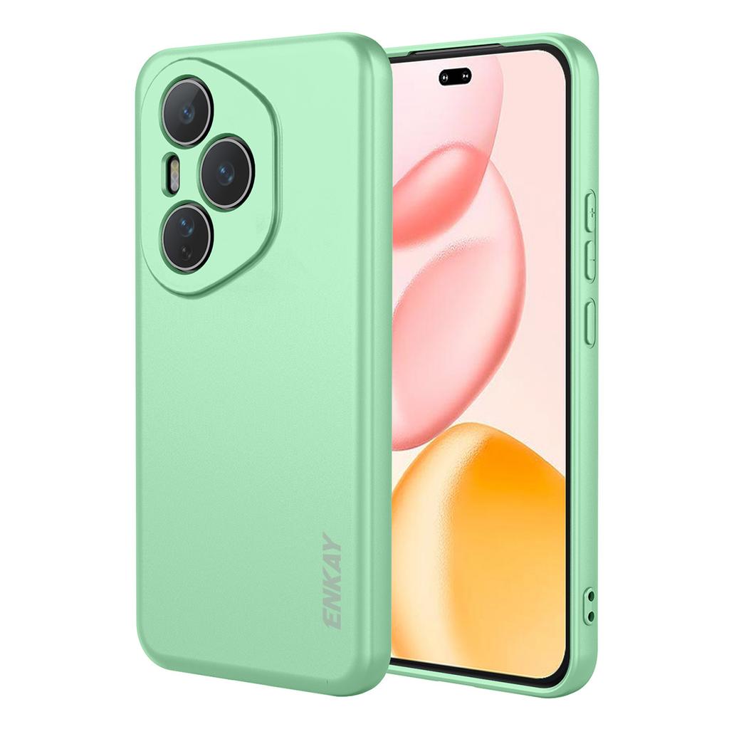 Dla Honor 400 Pro 5G (Światowy) Silikonowe etui ENKAY HAT PRINCE z prostymi krawędziami, tylna obudowa na telefon komórkowy