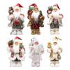 Santa Christmas Decoration 12-Inch Handcrafted Festive Figurine for Tree Mantel Classic Holiday Collectible Gifts Xmas Holiday Tabletop Decor