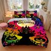 3pcs Halloween Decorations Duvet Cover Set -Includes 1 Duvet Cover and 2 Pillowcases, No Quilt Core, All-Season Home Decor  yy251111100