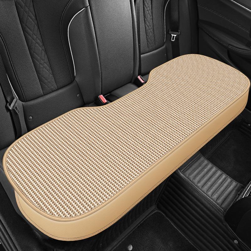 Ledově hedvábný chladivý letní potah na polštář sedadla do auta Tkaný prodyšný Univerzální na přední a zadní sedadla Chladivá podložka Auto interiérové doplňky