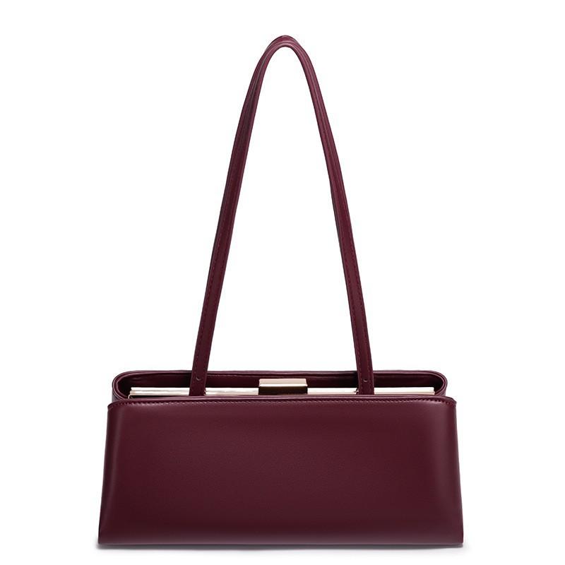 

Light Luxury Retro One-shoulder Handbag Niche Saddle Bag Armpit Stick 28.5x11x12