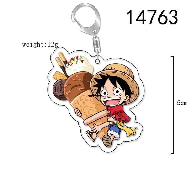 Anime/Cartoon One Piece Keychain/Acrylic Keychain - Luffy, Zoro Acrylic Keychain/Cartoon Keychain Gift