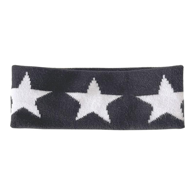 

Knitting Headwrap Athletic Headband Sweat Absorbent Sport Hairband Accessories Girls Running Bandeau Hairband чорний