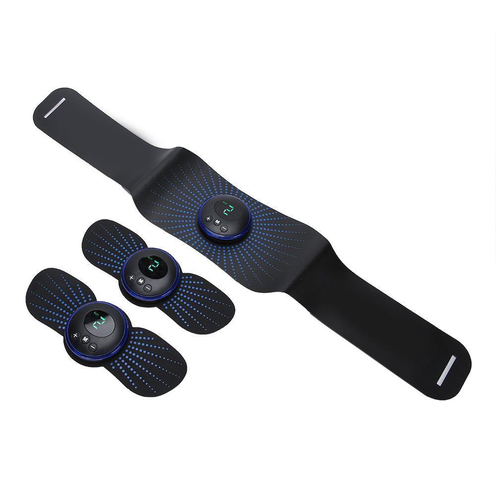 EMS Abdominal Muscle Belt Arm Leg Muscle Training Stimulator (Blue Charging Belt Type)