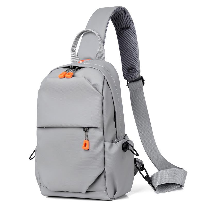 Breast Bag Men'S Crossbody Shoulder Backpack Boys Bag Small Bag Fashion Multi-Functional Diagonal Shoulder Bag Casual Chest Bag