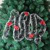 200cm Garland Hanging Green Cane Xmas Party Supplie Xmas Decor Ribbon  Stair