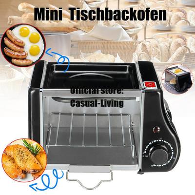 Mini horno multifuncional de 220W y 220V, horno eléctrico doméstico con temporizador para hornear frutas secas, barbacoa, pan, Pizza, máquina de cocina para hornear
