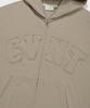 Covernat Cvnt Vintage Zip-Up Hoodie Light Khaki
