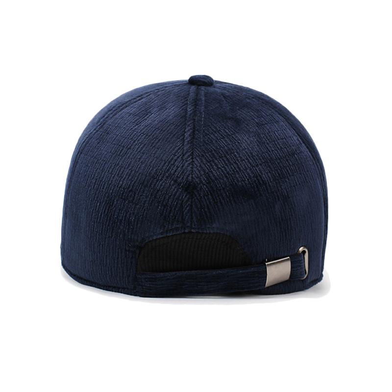 Autumn Winter Men's Outdoor Baseball Cap Velvet Thick Ear Protection Cap Cold Warm Middle-Aged and Elderly Cap