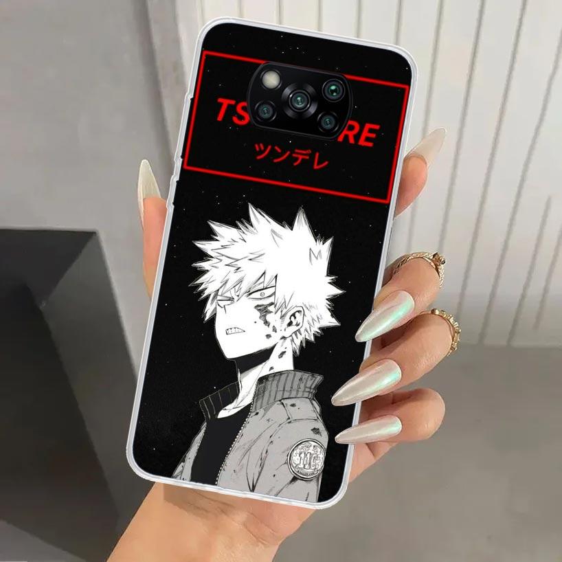 

My Hero MHA Bakugou Katsuki Phone Case for Xiaomi Poco X5 X6 X7 Pro F7 Ultra M7 Redmi 15 15C 13 13C 12 12C 10 10A 10C 9 9A 9C 9T Redmi 15 5G