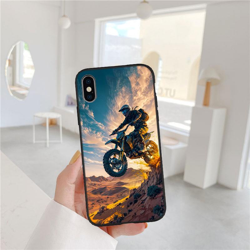 Motorcycle Racing Phone Case for Samsung Galaxy Note 8 9 10 20 S23 S24 S25 Ultra FE + Plus Edge Lite