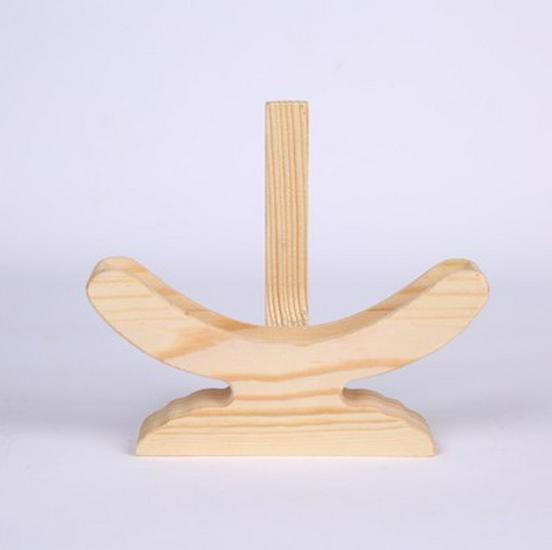 Elegant Solid Pine Wood Tea Cake Display Stand: Eco-friendly Storage Solution