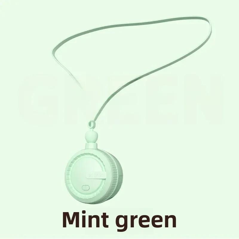 Clip-on Mini Waist Fan with 3 Speeds Handheld Fan Desktop Fan Type C Rechargeable for Outdoor Work Hiking Home Office Travel Gym