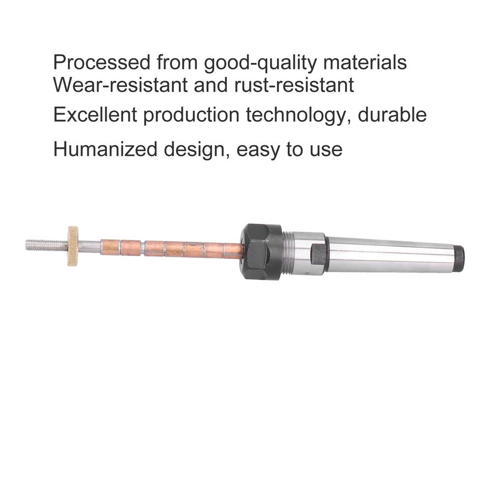 Woodturning Pen Mandrel Lathe Machine Revolving Centre Taper Handle Collet Chuck Accessories Woodturning Pen Mandrel