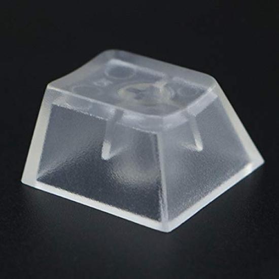 Tbkoly 10 Stück Transparente ABS Tastenkappen für Mechanische Tastaturen Matte Hintergrundbeleuchtete Tastenkappen M5TB