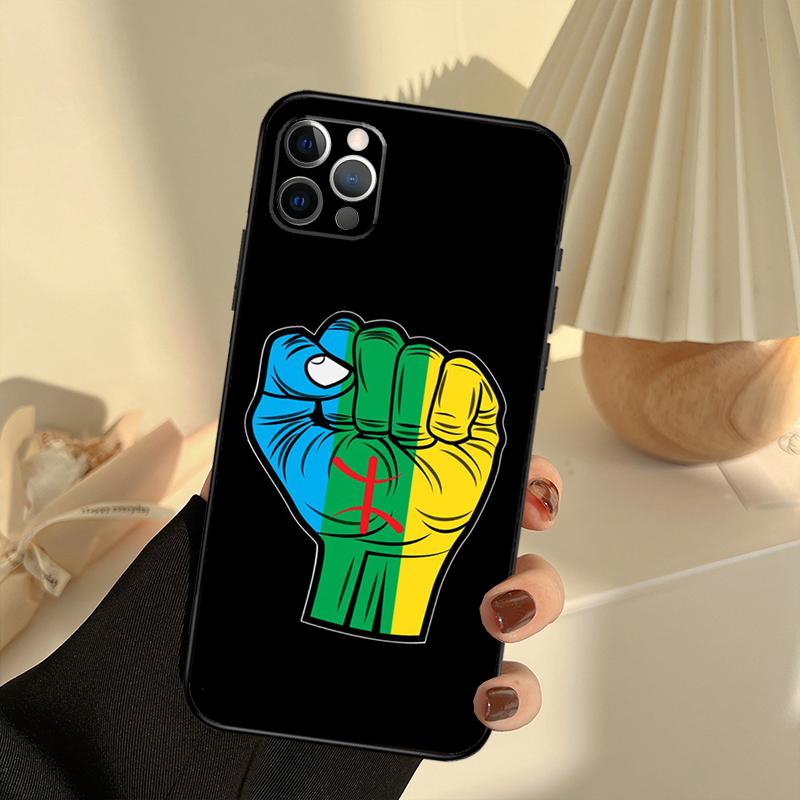 Amazigh Symbol Berber Academy Phone Case For iPhone 17 16 15 14 13 11 12 Pro Max 13 Mini 15 16 Plus 16e 17 Air Cover Funda