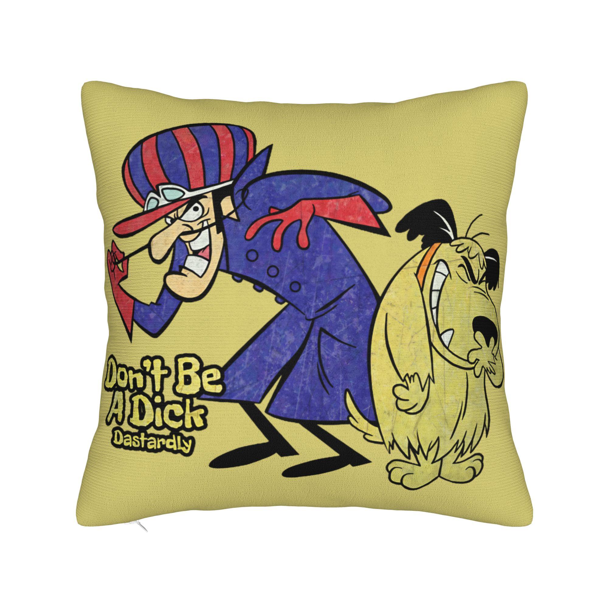 

Wacky Races Muttley Pillowcase Printing Polyester Cushion Cover Decor Throw Pillow Case Cover Bedroom Square 40X40cm 30x30cm 12x12in