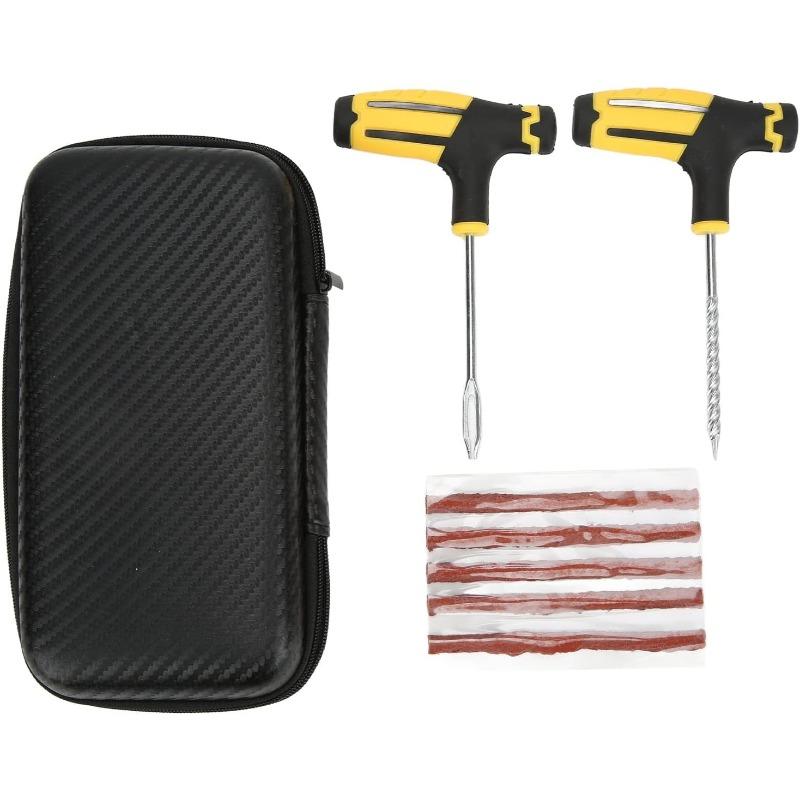 

Anti-puncture Kit for Bike,Car Pipe Tire Kit Tire Repair Kit,Tubeless Trye Repair Tools Set With Storagebag Tire Repair Tools