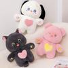 Cat Plush Colourful Toy Stuffed Animal Doll Cartoon Decoration Cute Kids Gift