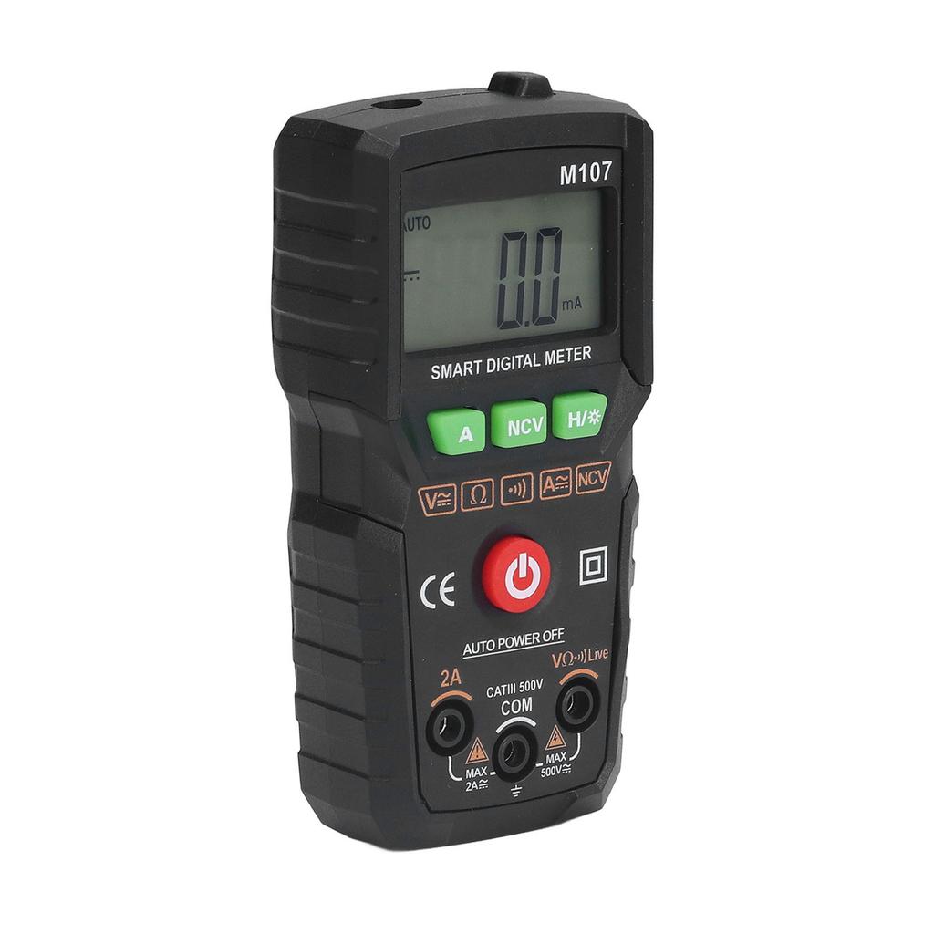 Digital Multimeter Fully Automatic Multimeter AC DC Voltage Resistance Continuity Diodes Portable Multimeter for