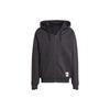 Lounge Sweatshirts Men's Black Hooded Moderate Cardigan IQ3422