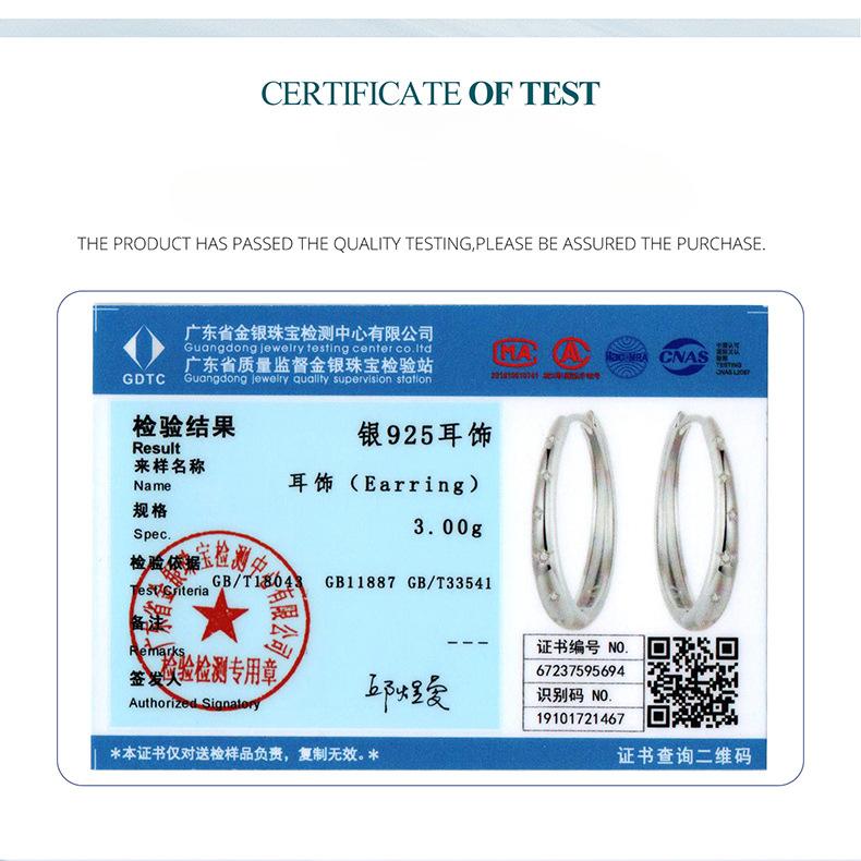 50 Points Mozzarella Diamond Earrings Ear Buckles, Personalized And Elegant Wind S925 Sterling Silver Moissanite Earrings For Women